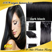 Wholesale Factory Price Grade 6A 100% Indian Virgin Clip Hair